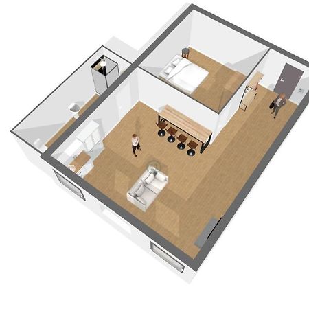 凯恩Hyper Centre - Wifi Fibre Gratuit - Jergweloh - Le Parisien公寓 外观 照片