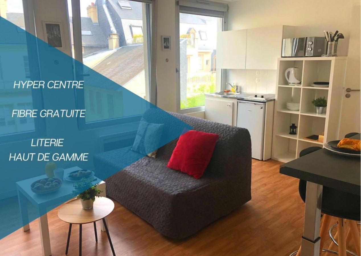 凯恩Hyper Centre - Wifi Fibre Gratuit - Jergweloh - Le Parisien公寓 外观 照片